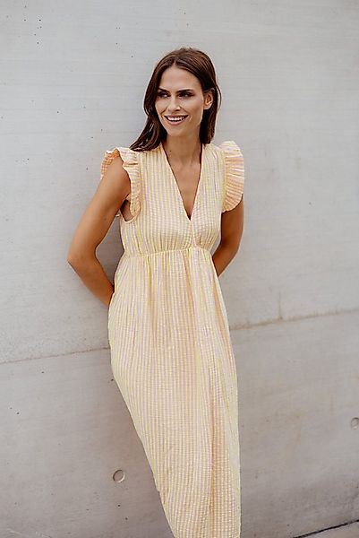 von Herzen Maxikleid Maxi Musselinkleid mit Streifen – 100% Baumwolle – Str günstig online kaufen