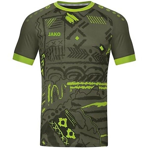 Jako T-Shirt (Trikot) Tropicana khaki/neongrün Herren günstig online kaufen
