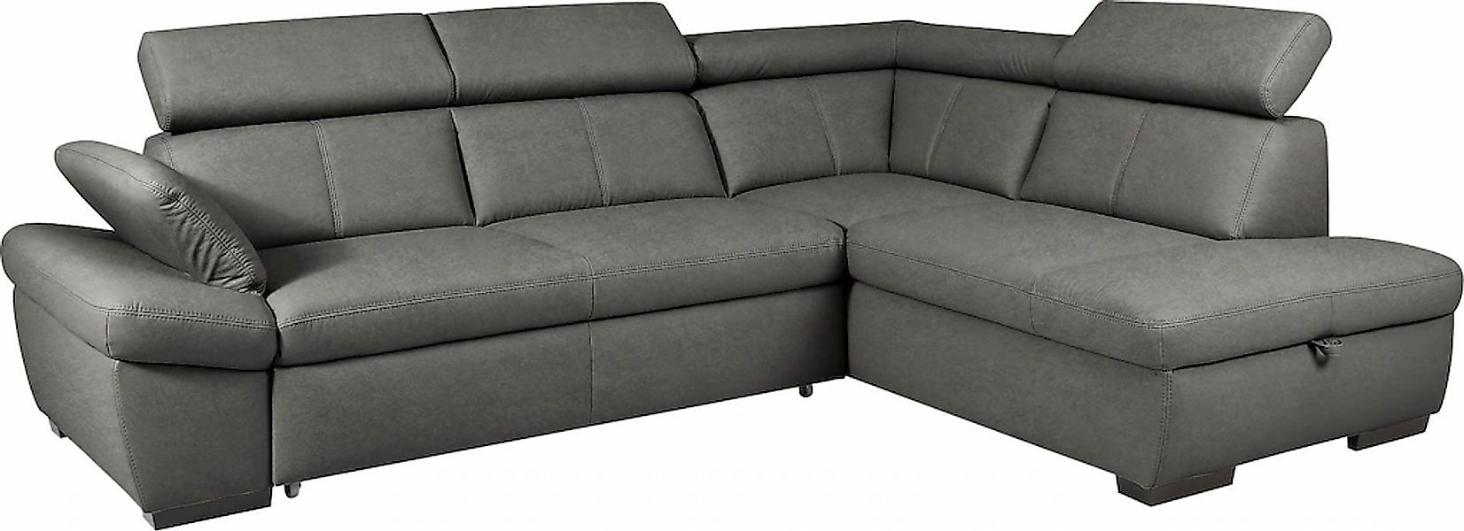 exxpo - sofa fashion Ecksofa »Salerno, Funktionssofa, hoher Sitzkomfort, Br günstig online kaufen