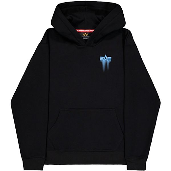 Alpha Industries  Sweatshirt Spray Print Hoodie - black günstig online kaufen