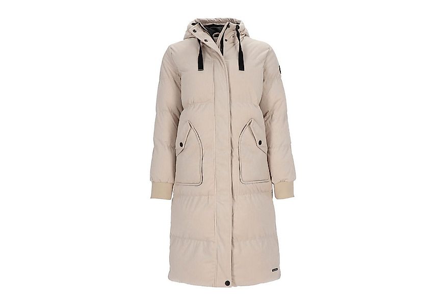 River Creek Wintermantel Damen Cordmantel mit Kapuze - Mantel mit Futter un günstig online kaufen
