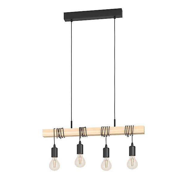 EGLO Hängeleuchte TOWNSHEND, ohne Leuchtmittel, Wohnzimmer, Esszimmer, 4-fl günstig online kaufen