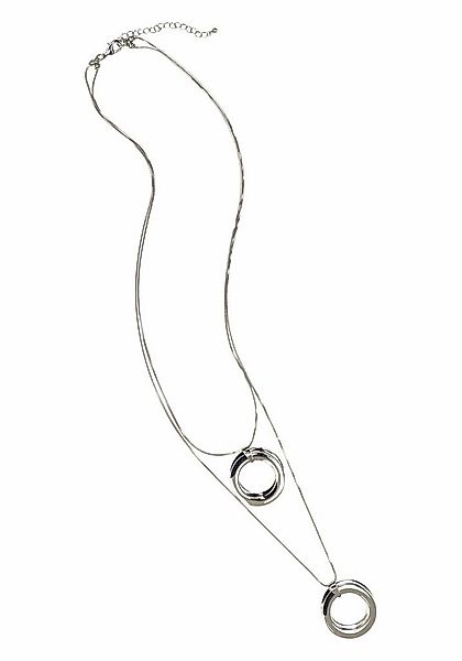 Firetti Lange Kette 2 rhg., mit je doppelten Ringanhänger, glanz günstig online kaufen