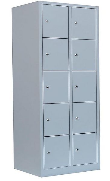 Steelboxx Fächerschrank 10 Fächer Schließfachschrank Wertfachschrank Spind- günstig online kaufen
