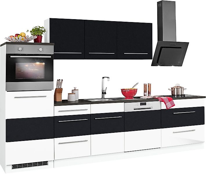 KOCHSTATION Küchenzeile »KS-Trient« Breite 300 cm, wahlweise mit E-Geräten, günstig online kaufen