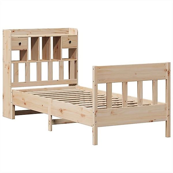 vidaXL Bett Massivholzbett ohne Matratze 100x200 cm Kiefernholz günstig online kaufen