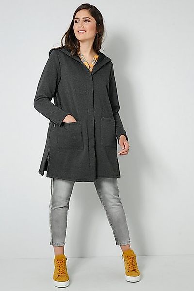 Janet & Joyce Outdoorjacke Long-Strickfleecejacke Straight günstig online kaufen