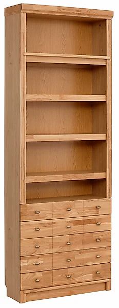 Home affaire Bücherregal »Soeren« aus massiver Kiefer, in 2 Höhen, Tiefe 29 günstig online kaufen