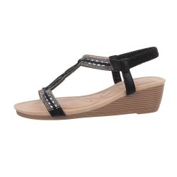 Ital-Design Elegante Wedge-Sandalen mit Komfort- und günstig online kaufen