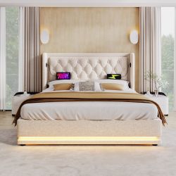 REDOM Polsterbett Jugendbett Bett Stauraumbett gepolsteres günstig online kaufen