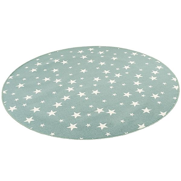 Snapstyle Kinderteppich Kinder Spiel Teppich Sterne Rund, Rund, Höhe: 5 mm günstig online kaufen