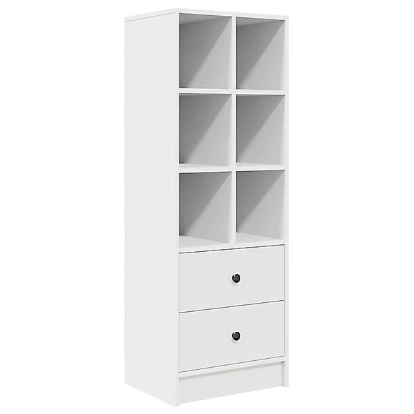 vidaXL Highboard mit Schubladen Weiß 45,5 x 34 x 127 cm Holzwerkstoff 86936 günstig online kaufen