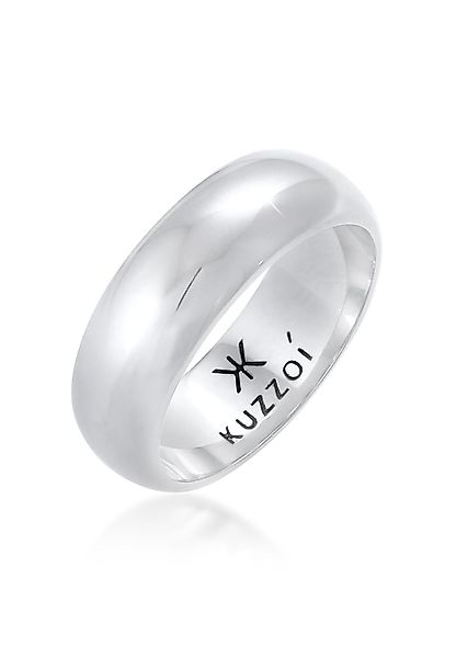 Kuzzoi Silberring Herren Bandring Basic Breit günstig online kaufen
