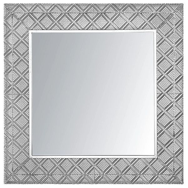 Beliani Wandspiegel EVETTES Silber 5x80x80 günstig online kaufen