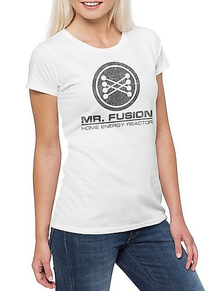 Urban Backwoods Print-Shirt Mr. Fusion Damen T-Shirt Back Energy To The Zur günstig online kaufen