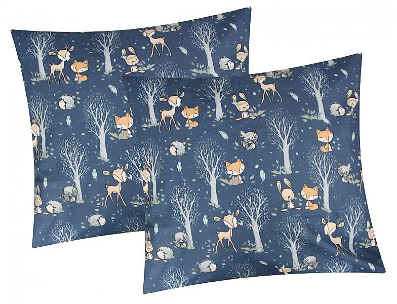 Heubergshop Kissenbezug, (2 Stück), 40x40cm Rehe günstig online kaufen