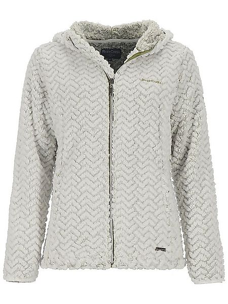 Rivercreek Fleecejacke Damen Jacke mit Zick-Zack-Streifen-Muster und Frontr günstig online kaufen