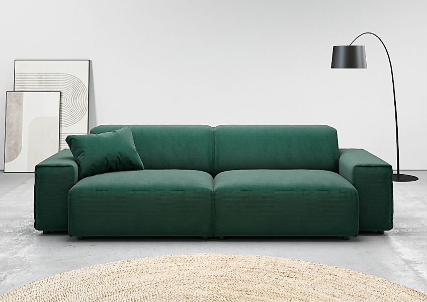 Home affaire Big-Sofa "Glimminge auch in Breitcord, Feincord + Easy care-Be günstig online kaufen