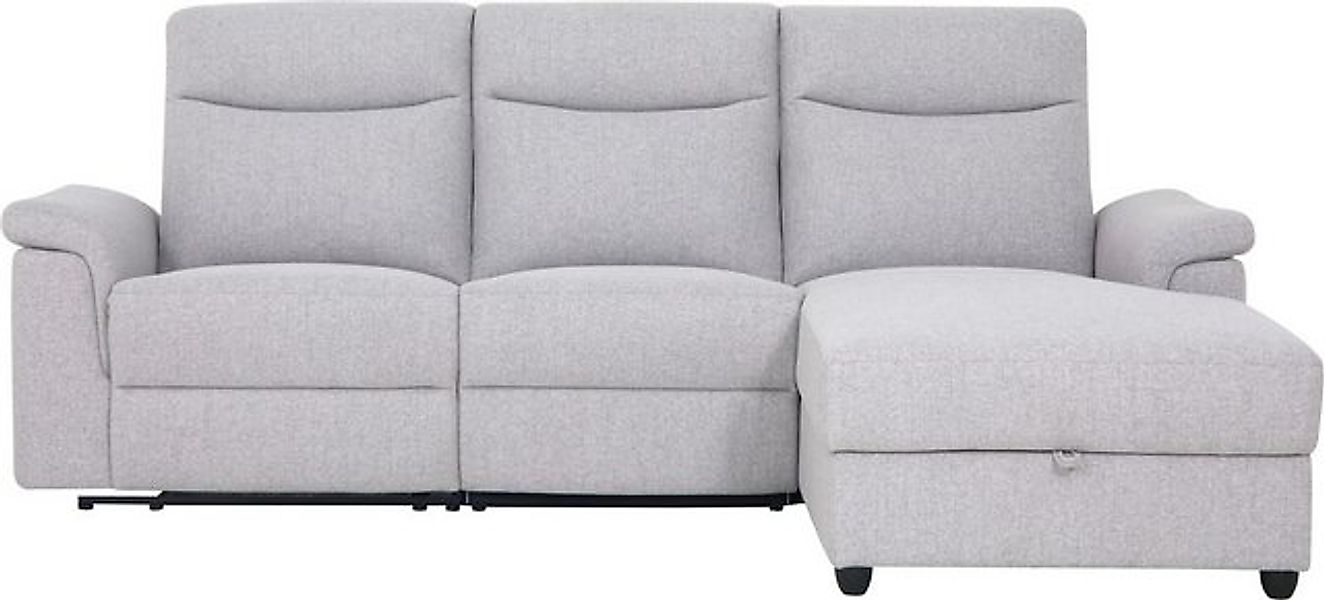 Home affaire Ecksofa BRIONNE, L-Form, 255cm, elektrische Relaxfunktion, mit günstig online kaufen