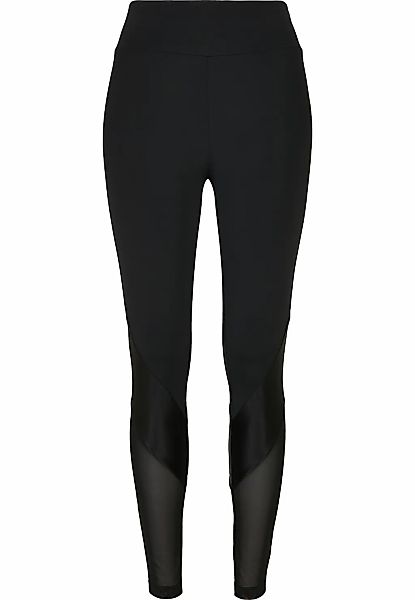 URBAN CLASSICS Leggings "Urban Classics Damen Ladies Highwaist Mixed Tech L günstig online kaufen