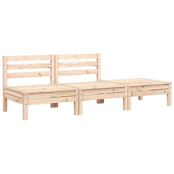 vidaXL Gartensofa 3-Sitzer Massivholz Kiefer 838033 günstig online kaufen