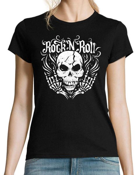 Youth Designz T-Shirt Skull Rock and günstig online kaufen