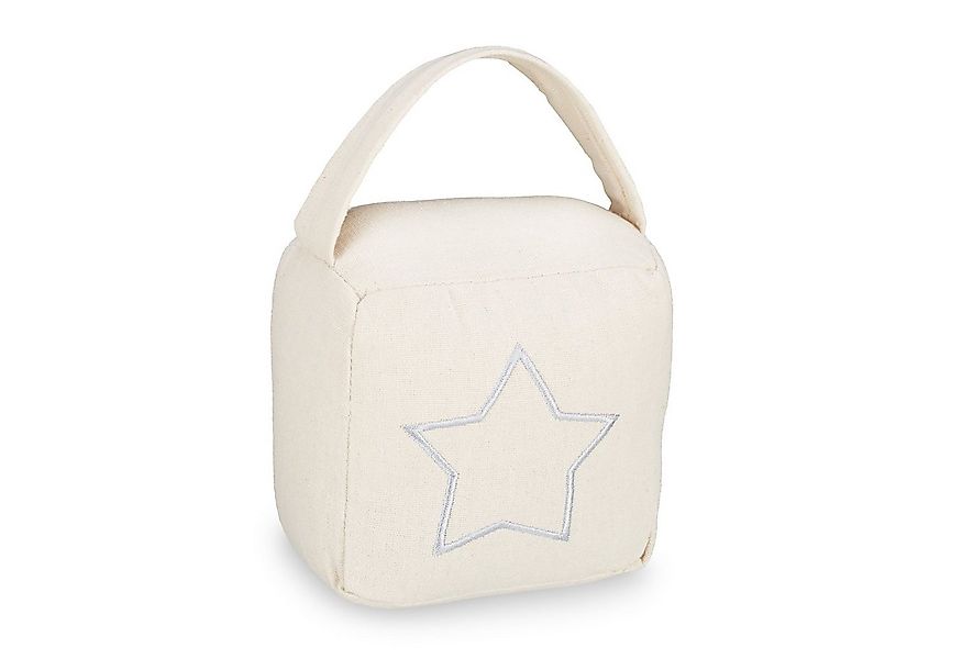 relaxdays Türstopper 2 x Türstopper Sack Stern beige (2 St) günstig online kaufen