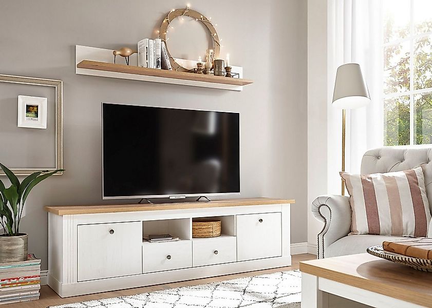 Home affaire Wohnwand Westminster TOPSELLER!, (Set, 2-St., Lowboard und Wan günstig online kaufen