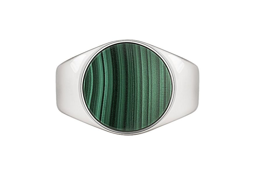 CAÏ Fingerring 925 Silber rhodiniert Malachit günstig online kaufen