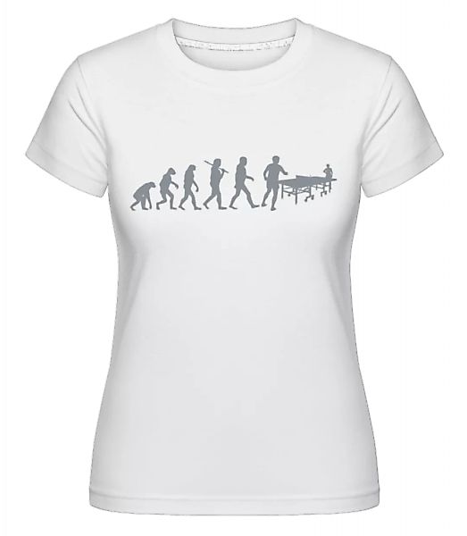 Evolution Des Tischtennis · Shirtinator Frauen T-Shirt günstig online kaufen