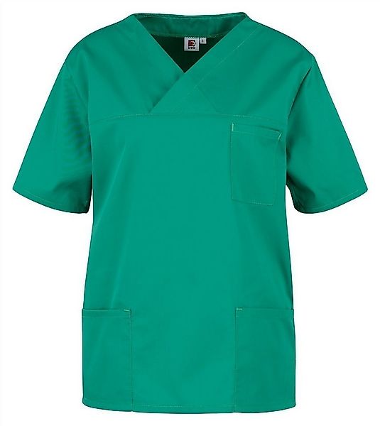BEB Schlupfbluse beb Basic Kasack Unisex Kurzarm Grün günstig online kaufen
