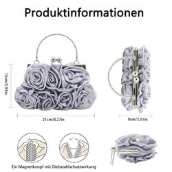 Coonoor Abendtasche Abend-Clutch für Damen, florales günstig online kaufen