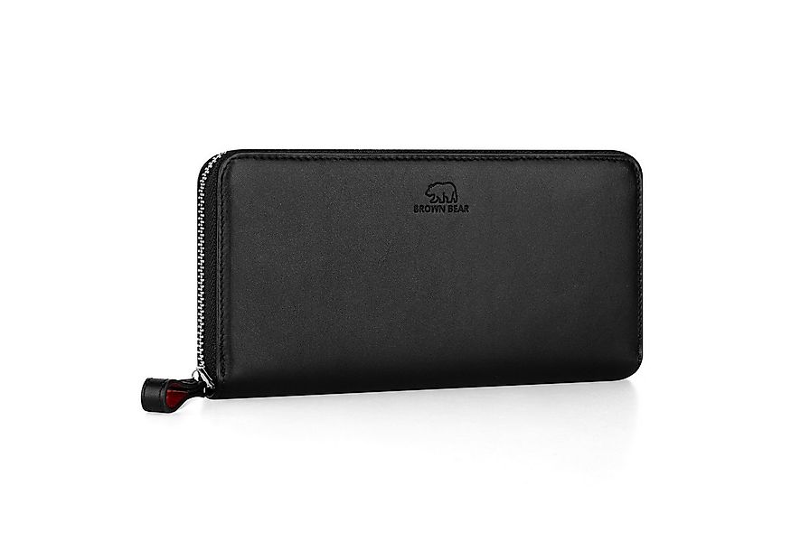 Brown Bear Geldbörse Conny aus Echtleder mit umlaufendem Reißverschluss, mi günstig online kaufen