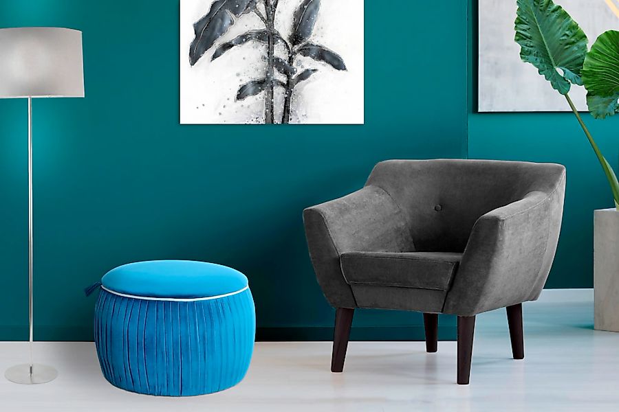 Kayoom Sitzhocker "Hocker Adoree, Sitzgelegenheit in attraktiver Form,Hocke günstig online kaufen