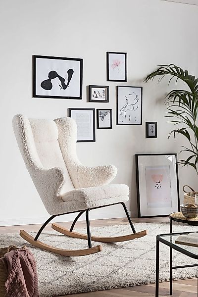 SalesFever Schaukelsessel "Komfortabler Schaukelstuhl zum Entspannen" Bezug günstig online kaufen