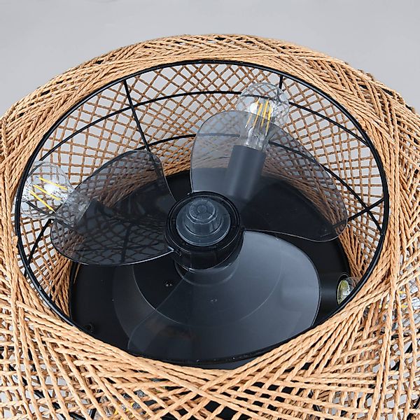 Reality Leuchten Deckenleuchte LILLESAND Deckenventilator mit Beleuchtung F günstig online kaufen