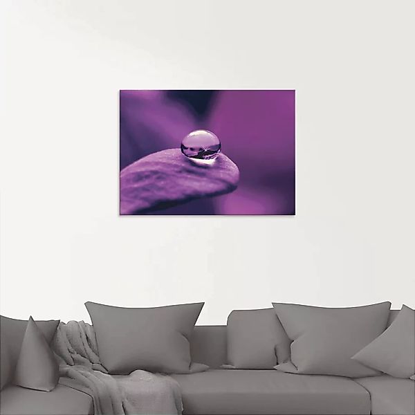 Artland Glasbild "Amethyst", Blumen, (1 St.) günstig online kaufen