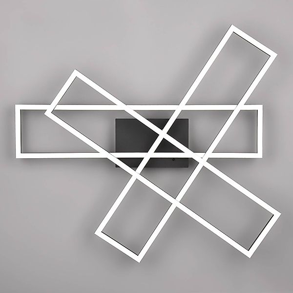 Reality LED Deckenleuchte Corso Schwarz matt günstig online kaufen