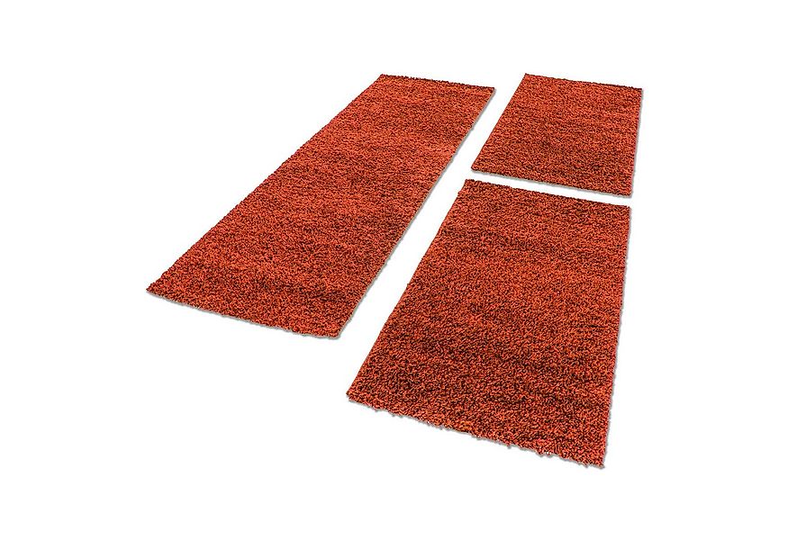 Carpettex Hochflor-Bettumrandung Unicolor - Einfarbig, Höhe 30 mm, (Bett-Se günstig online kaufen
