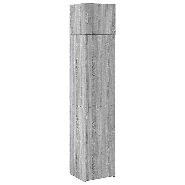 vidaXL Sideboard Hochschrank Schmal Grau Sonoma günstig online kaufen