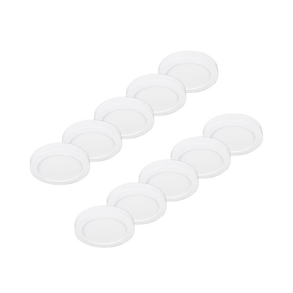 Prios LED-Deckenleuchte Edwina, weiß, 18 cm, 10er-Set günstig online kaufen