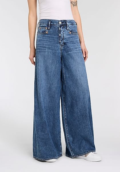 Herrlicher Weite Jeans "Shyra Palazzo Denim Black" mit hoher Leibhöhe, Seit günstig online kaufen