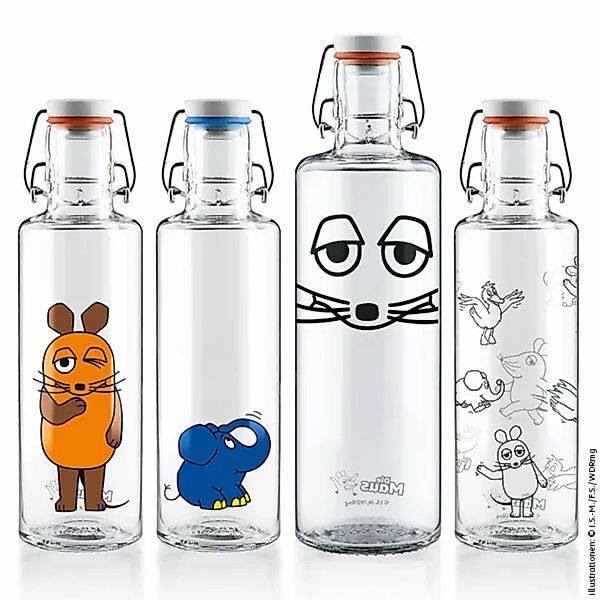 Soulbottle • Trinkflaschen Aus Glas • Bundles • Sendung Mit Der Maus günstig online kaufen