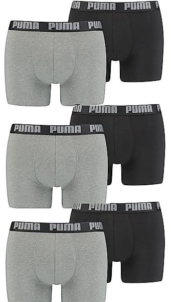PUMA Boxershorts PUMA Herren Basic Boxershorts 6P (6-St., 6er Pack) günstig online kaufen