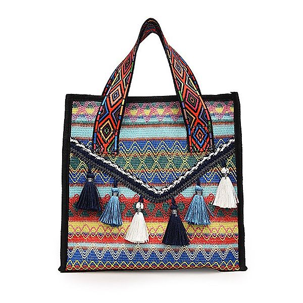Refttenw Tragetasche Damen Boho Geflochten Henkeltasche günstig online kaufen