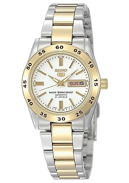Seiko Automatikuhr Seiko 5 SYMG42K1, Armbanduhr, Damenuhr, Datum, Leuchtzei günstig online kaufen