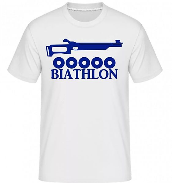 Biathlon Icon Blue · Shirtinator Männer T-Shirt günstig online kaufen