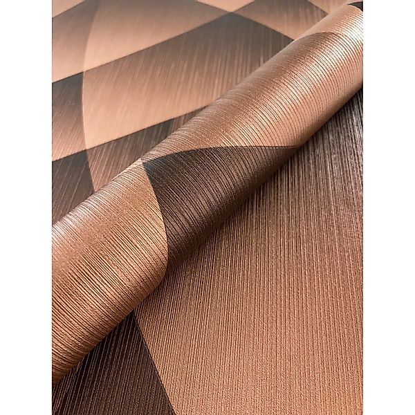 Newroom Vliestapete Arael Copper Grafik Modern FSC® günstig online kaufen