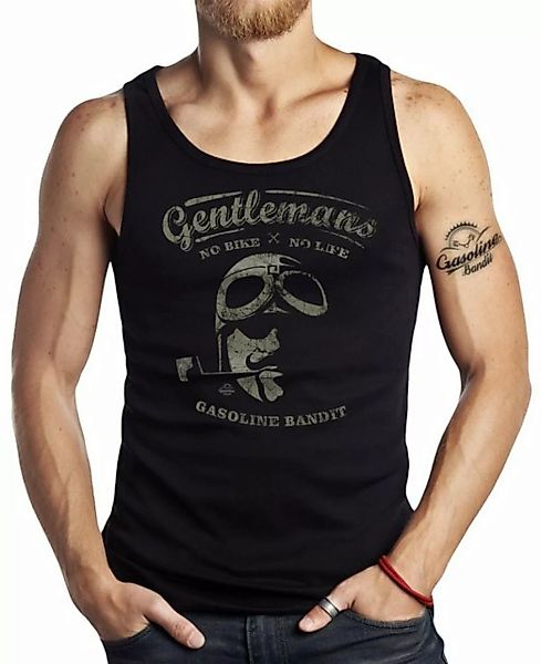 GASOLINE BANDIT® Tanktop für Hot-Rod Biker Racer Motorrad Fans: Gentlemans günstig online kaufen
