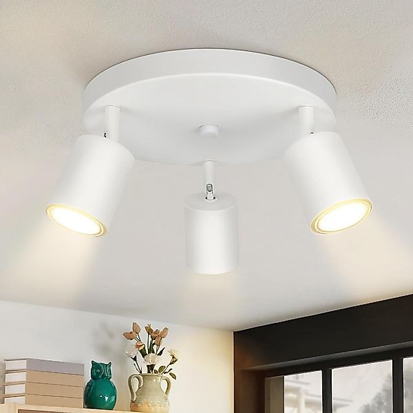 ZMH LED Deckenstrahler Retro Deckenleuchte Weiß/Schwarz günstig online kaufen